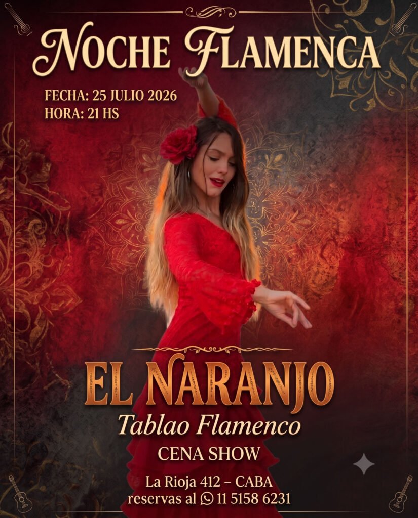 Cena Show wn El Naranjo Tablao Flamenco con la  LA PARTICIPACION ESPECIAL DE MARIANA KIDA