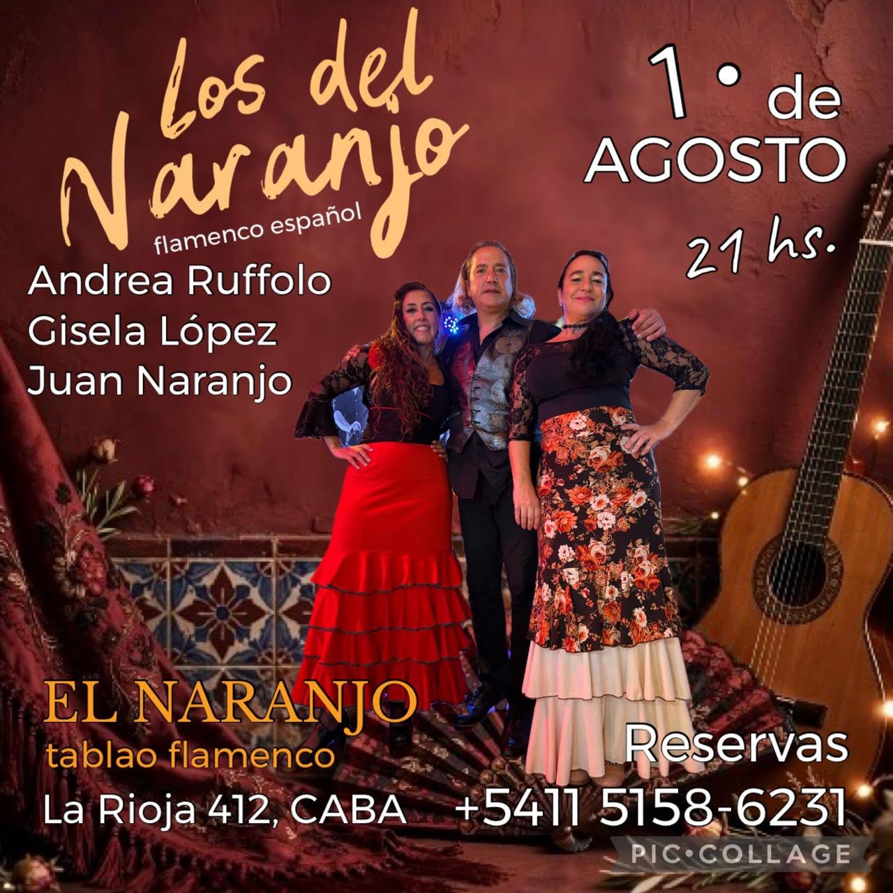 Cena Show wn El Naranjo Tablao Flamenco con la  LA PARTICIPACION ESPECIAL DE MARIANA KIDA